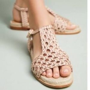Anthropologie Bibi Lou Woven Espadrille’s